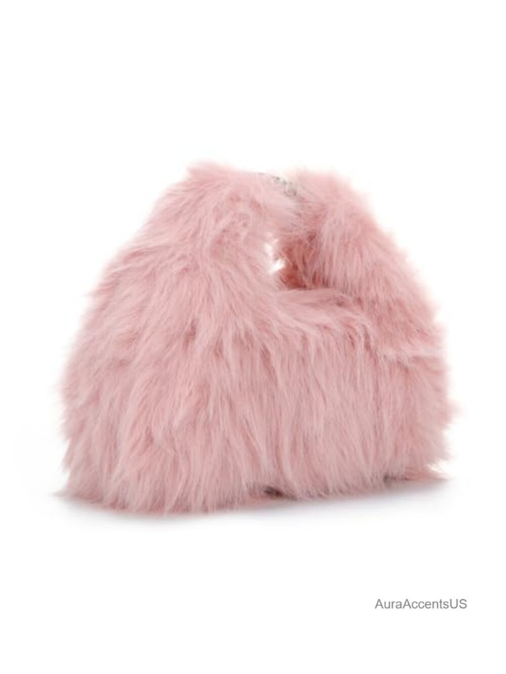 Faux Fur Clutch Purse Mini Fluffy Plush Evening Bag Crossbody